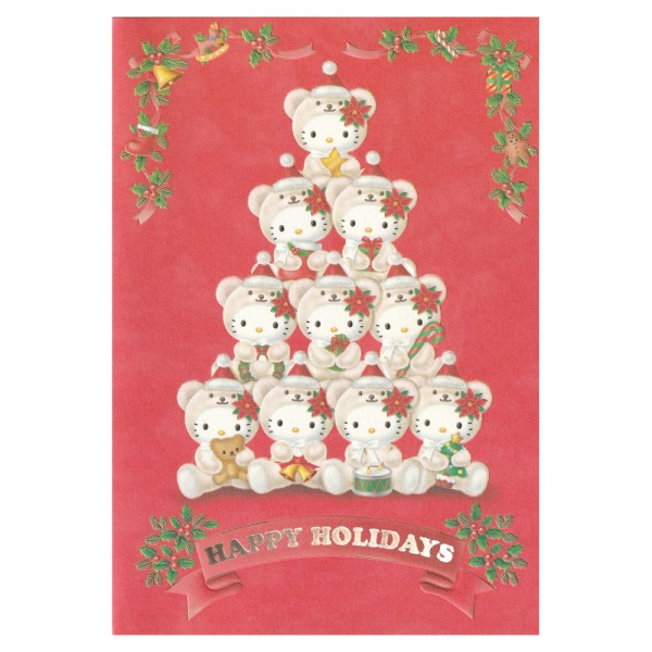 Weihnachtskarte Hello Kitty 200JEXP7-5