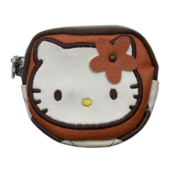 Hello Kitty Geldbörse Argyle braun