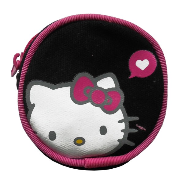Hello Kitty Geldbeutel rund Mommy&Me schwarz
