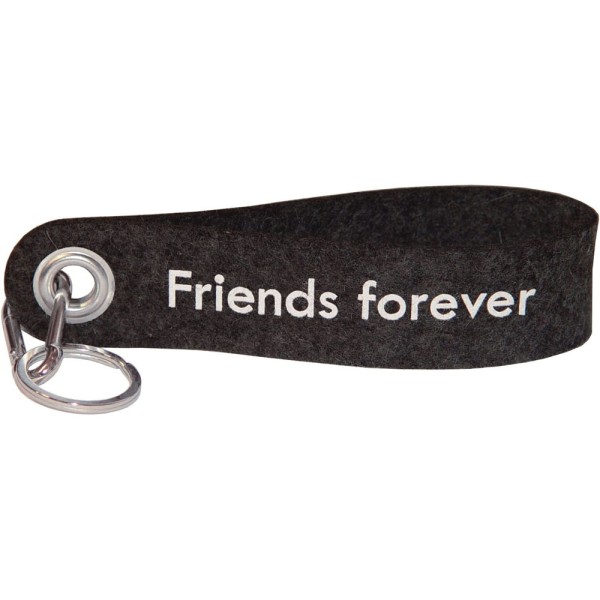 Schlüsselband Filz Friends forever
