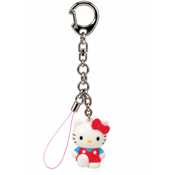 Hello Kitty Schlüsselanhänger walking red