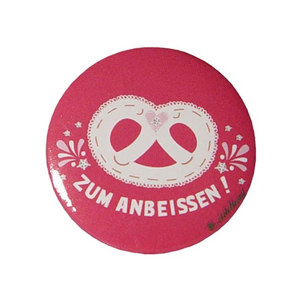 Adelheid Button klein "ZUM ANBEISSEN!"