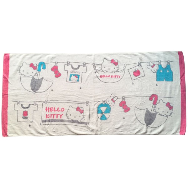 Hello Kitty Duschtuch Laundry